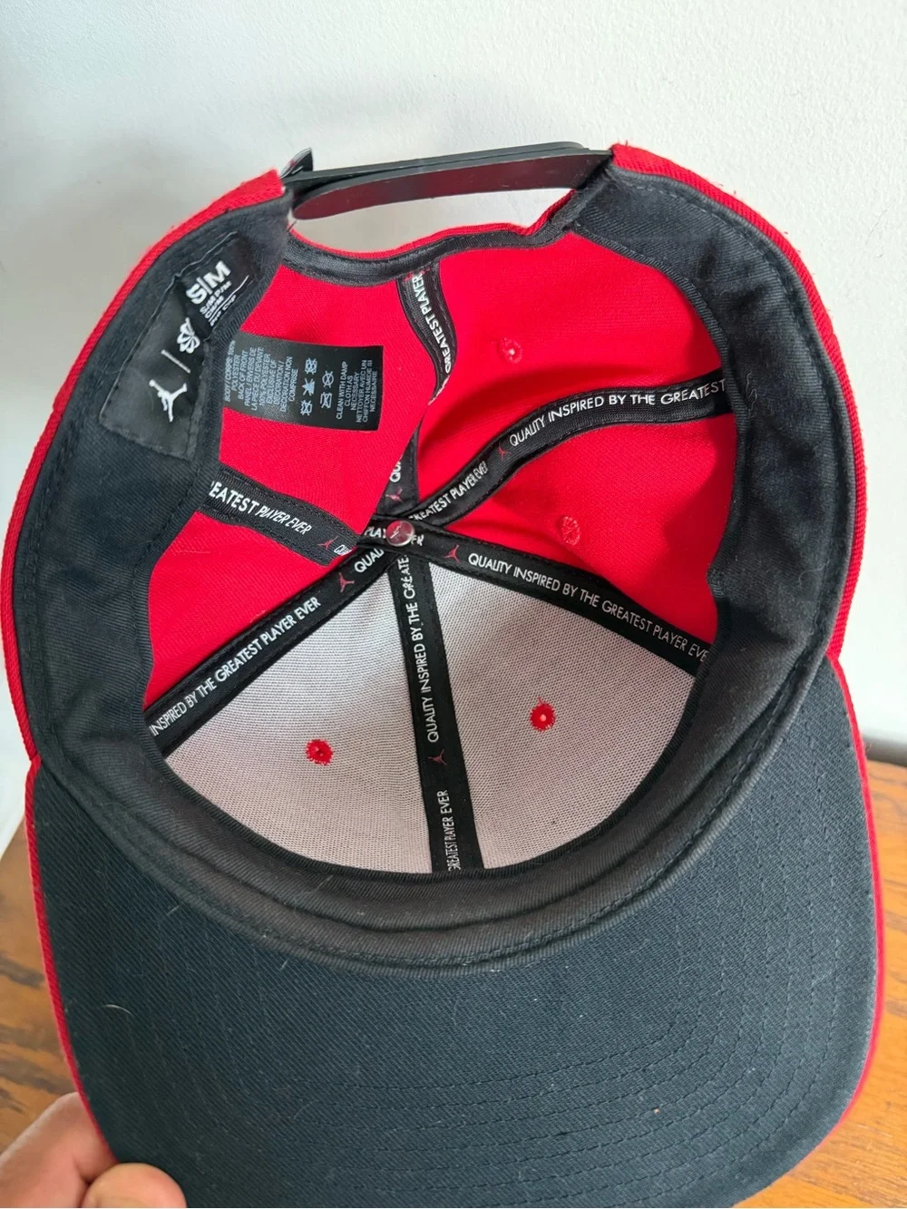 Jordan bold red